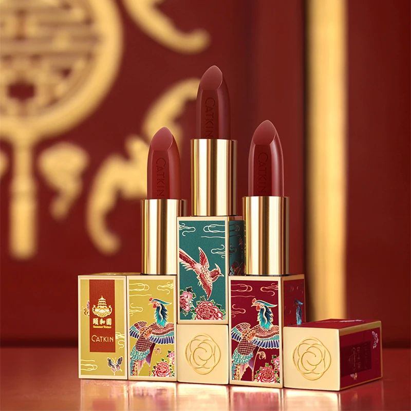CATKIN 3 Colors Lipstick 3.6g Waterproof Moist Semi Matte Smooth Soft Texture Protects Lip Skin
CATKIN 3 Colors Lipstick 3.6g Waterproof Moist Semi Matte Smooth Soft Texture Protects Lip Skin
