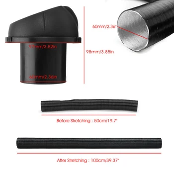 Spare Diesel Heater set Parts Air Outlet Hose Clip Replacement Accessories Detachable Durable Practical Portable
Spare Diesel Heater set Parts Air Outlet Hose Clip Replacement Accessories Detachable Durable Practical Portable