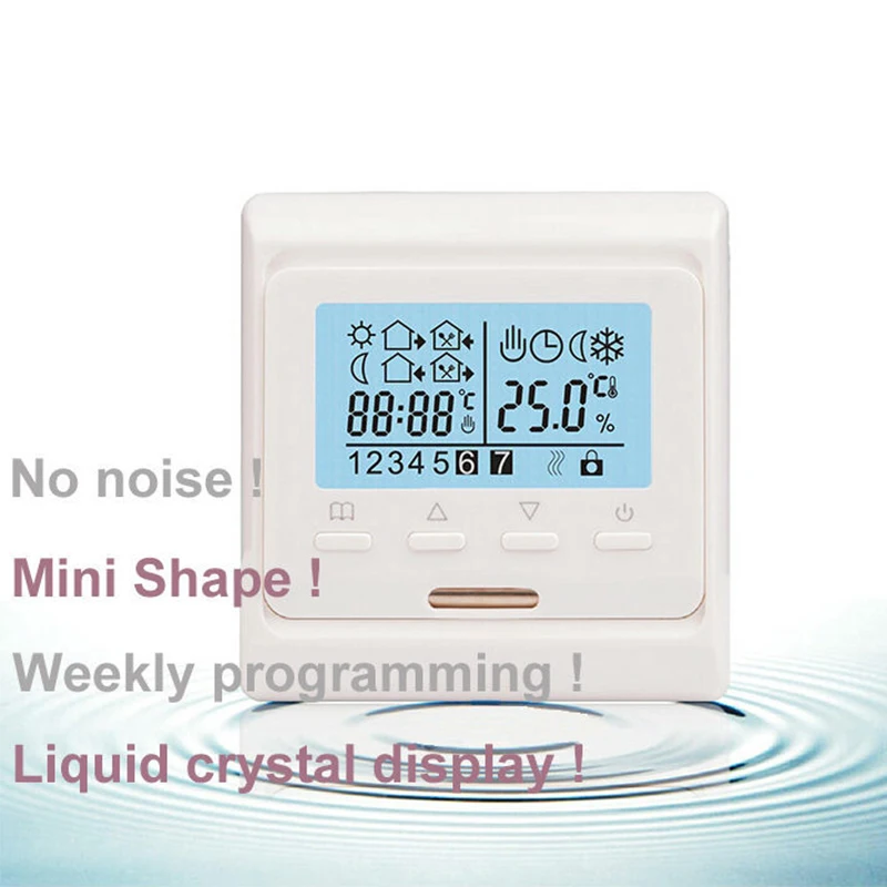 Electric Floor Heating System Room LCD Screen Thermostat Warm Floor Heating System Thermoregulator 220V Temperature Instrument
Electric Floor Heating System Room LCD Screen Thermostat Warm Floor Heating System Thermoregulator 220V Temperature Instrument