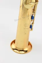 Marque Nouvelle Marque VI Or Laque Laiton Soprano Saxophone B Plat Sax Instruments de Musique Avec Le Cas Embout Et Accessoires(China)