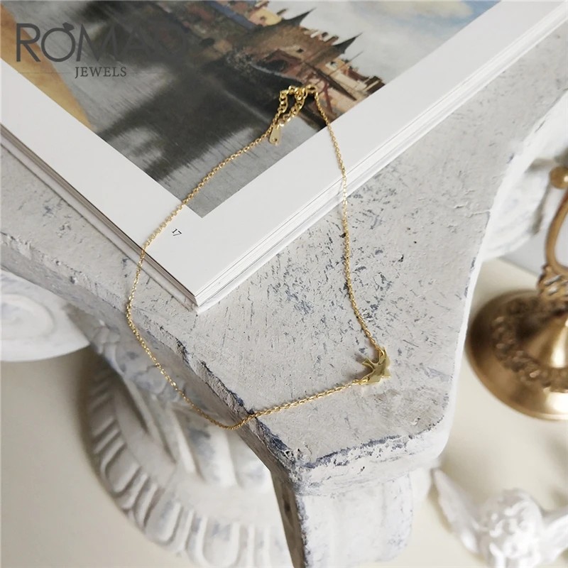 BOAKO 925 Sterling Silver Necklace Bird Swallow Shape Jewelry Chain Necklaces for Women Personality Gift Party With Gift Box R5
BOAKO 925 Sterling Silver Necklace Bird Swallow Shape Jewelry Chain Necklaces for Women Personality Gift Party With Gift Box R5