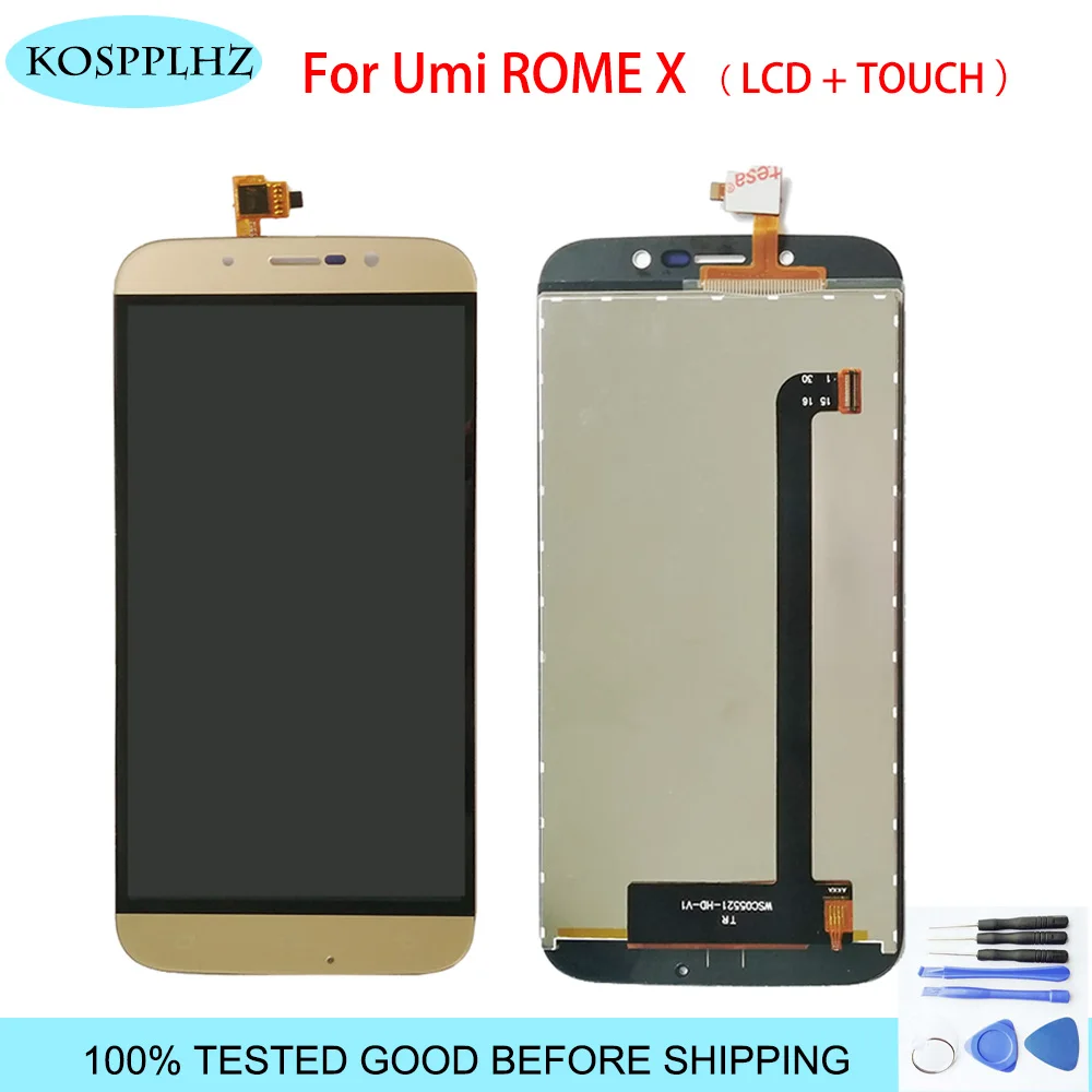 1280X720 For UMi Rome Rome X Original LCD Display and Touch Screen Digitizer Assembly 5.5 inch Umi ROME X LCD + Tools
1280X720 For UMi Rome Rome X Original LCD Display and Touch Screen Digitizer Assembly 5.5 inch Umi ROME X LCD + Tools
