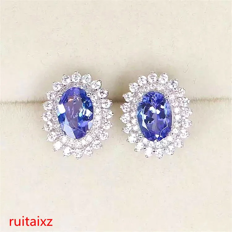 KJJEAXCMY fine jewelry 925Pure silver inlaid with natural stone tanzanite earring jewelry jewel.JKH
KJJEAXCMY fine jewelry 925Pure silver inlaid with natural stone tanzanite earring jewelry jewel.JKH