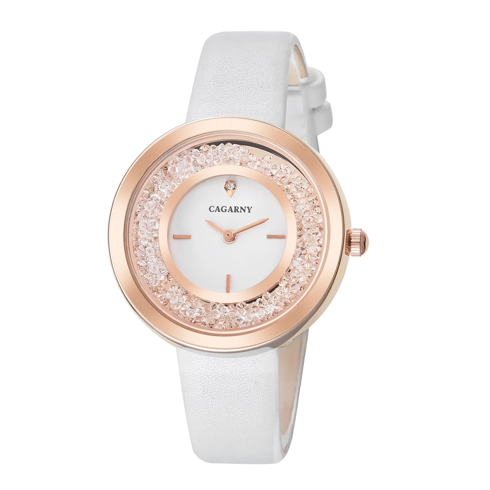 Luxury Brand Cagarny Quartz Watch For Women Fashion Ladies Watches Rose Gold Case Vogue Leather Shining Crystal Reloj Mujer 2018
Luxury Brand Cagarny Quartz Watch For Women Fashion Ladies Watches Rose Gold Case Vogue Leather Shining Crystal Reloj Mujer 2018
