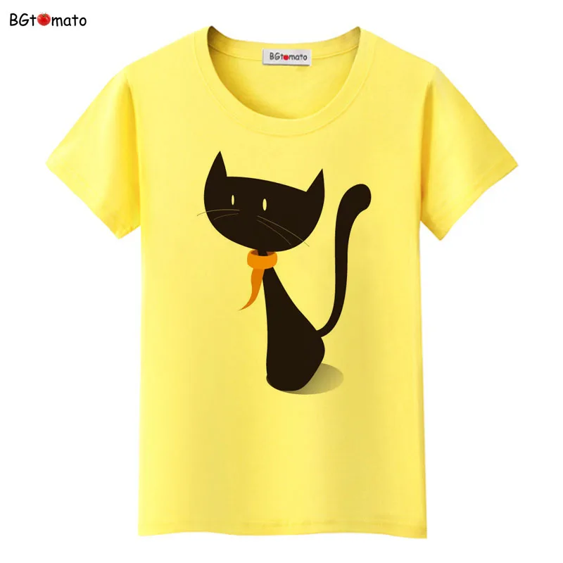 Bgtomato New arrival black cat T-shirt good quality summer shirts short sleeve casual tshirt women
Bgtomato New arrival black cat T-shirt good quality summer shirts short sleeve casual tshirt women
