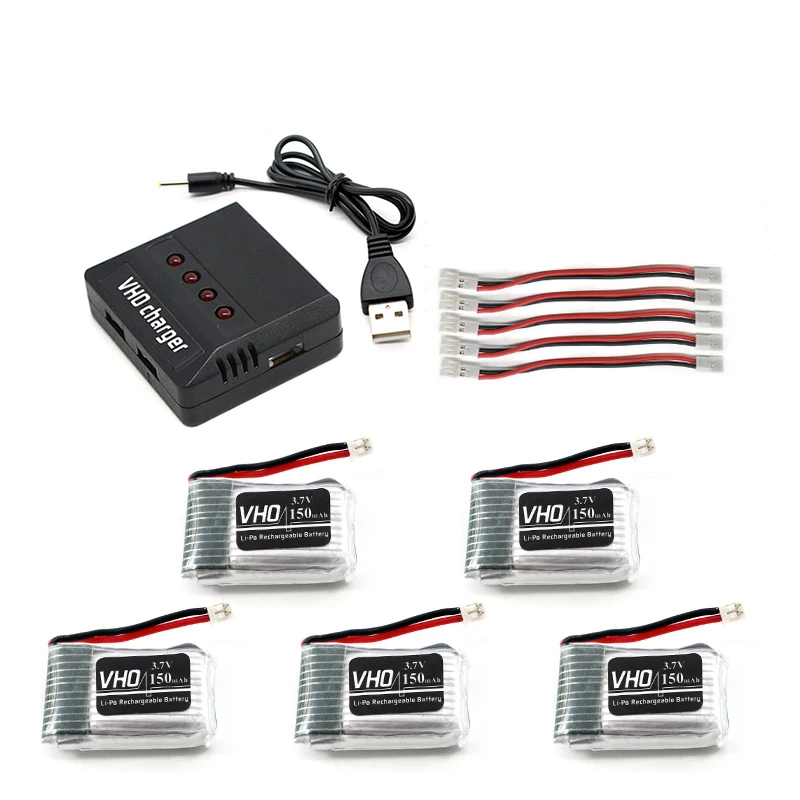 JJRC H20 3.7V 150mAh 30C Lipo Battery and 5in1 charger box forJJRC H20 RC Quadcopter Drone
JJRC H20 3.7V 150mAh 30C Lipo Battery and 5in1 charger box forJJRC H20 RC Quadcopter Drone