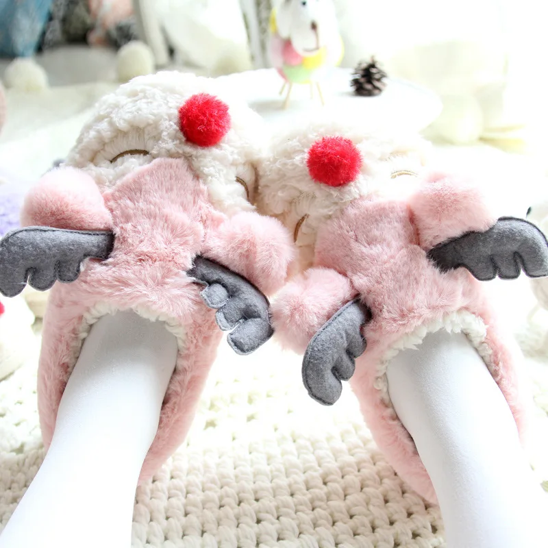 big size 34-43 plush slippers shoes women indoor home slippers warm men thick soles lovers cotton slippers house moose Winter
big size 34-43 plush slippers shoes women indoor home slippers warm men thick soles lovers cotton slippers house moose Winter