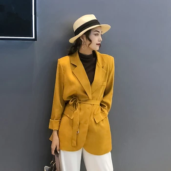 Female Long Suit jacket Office Lady Business Women Blazers Spring Autumn Women's Blazer casual loose Suit Oversize Outwear
Female Long Suit jacket Office Lady Business Women Blazers Spring Autumn Women's Blazer casual loose Suit Oversize Outwear
