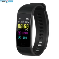 TimeOwner Smart Bracelet Pedometer Heart Rate Monitor Blood Oxygen Fitness Tracker Smart Wristband Push Message Alarm Clock Band image