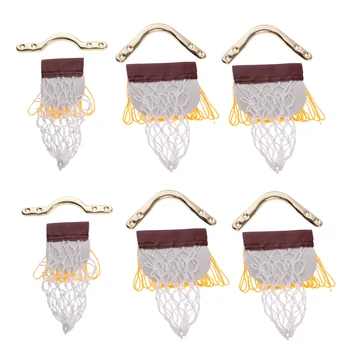 6 Pieces Children Pool Table Net Pockets Fringes Brass Irons Bracket Set Table Replacement 4 Corner &2 Sides
6 Pieces Children Pool Table Net Pockets Fringes Brass Irons Bracket Set Table Replacement 4 Corner &2 Sides