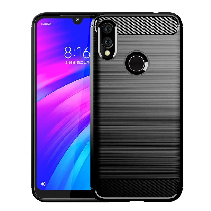 Hadinas Soft Silicone Case for Xiaomi Redmi 7 Carbon Protective TPU Back Phone Cover for Xiomi Redmi 7 Redmi7 6.26" Funda Shell
Hadinas Soft Silicone Case for Xiaomi Redmi 7 Carbon Protective TPU Back Phone Cover for Xiomi Redmi 7 Redmi7 6.26" Funda Shell