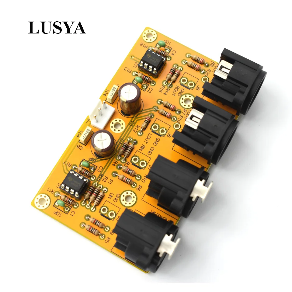Lusya Balance preamp / unbalanced rotation equilibrium / balance transfer unbalanced / RCA to XLR board F4-006
Lusya Balance preamp / unbalanced rotation equilibrium / balance transfer unbalanced / RCA to XLR board F4-006