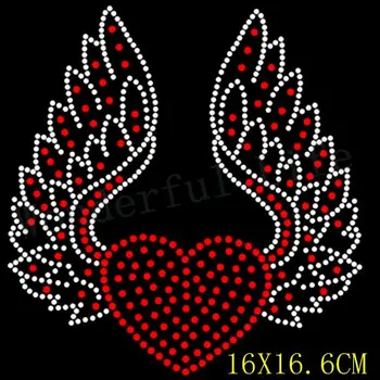 Free shipping heart with wing design hotfix Rhinestone Iron On Heat Transfer Hot Fix Bling
Free shipping heart with wing design hotfix Rhinestone Iron On Heat Transfer Hot Fix Bling