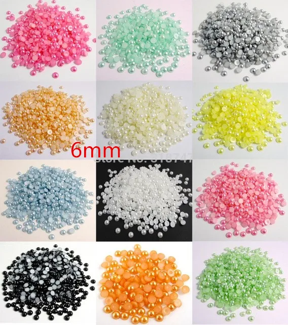 SALE! Lucia crafts 6mm Pearls Half Round Flatback Pearls Resin Beads Nail Art Decorate Diy F0409
SALE! Lucia crafts 6mm Pearls Half Round Flatback Pearls Resin Beads Nail Art Decorate Diy F0409