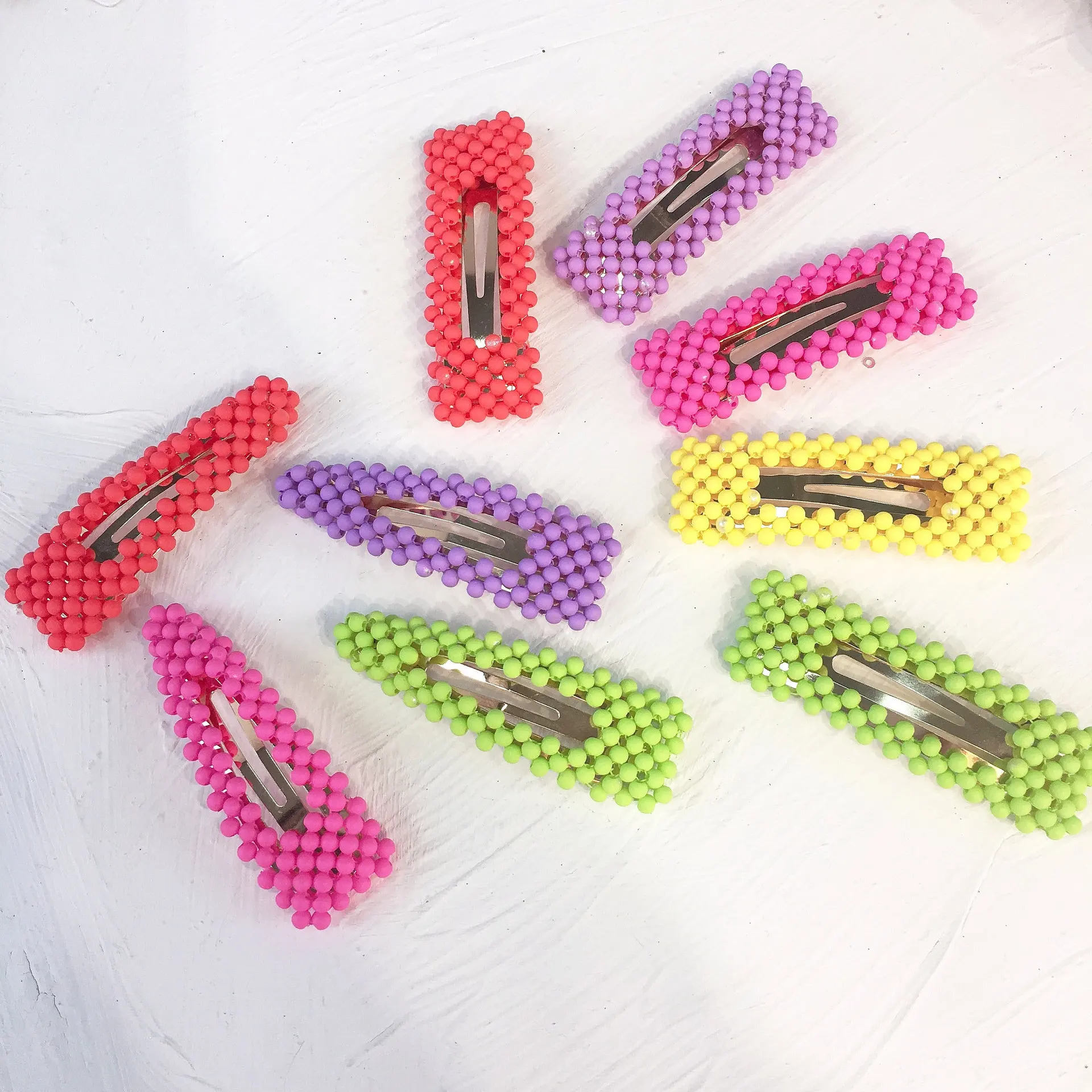 Korea Pearl Style Barrettes Women Ladies Elegant Jewelry Neon Color Bead Hairgrips Valentine's Day Hair Pins Hair Accessories
Korea Pearl Style Barrettes Women Ladies Elegant Jewelry Neon Color Bead Hairgrips Valentine's Day Hair Pins Hair Accessories