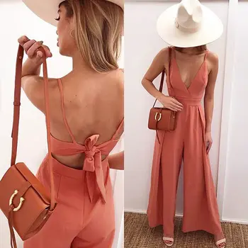 HIRIGIN Newest Hot Women Sexy Summer Playsuits Party Jumpsuit Long Pant V Neck Rompers
HIRIGIN Newest Hot Women Sexy Summer Playsuits Party Jumpsuit Long Pant V Neck Rompers
