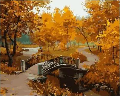 Latest craft Frameless diy oil painting Landscape Autumn acrylic paint wall painting tower from the digital Home decor
Latest craft Frameless diy oil painting Landscape Autumn acrylic paint wall painting tower from the digital Home decor