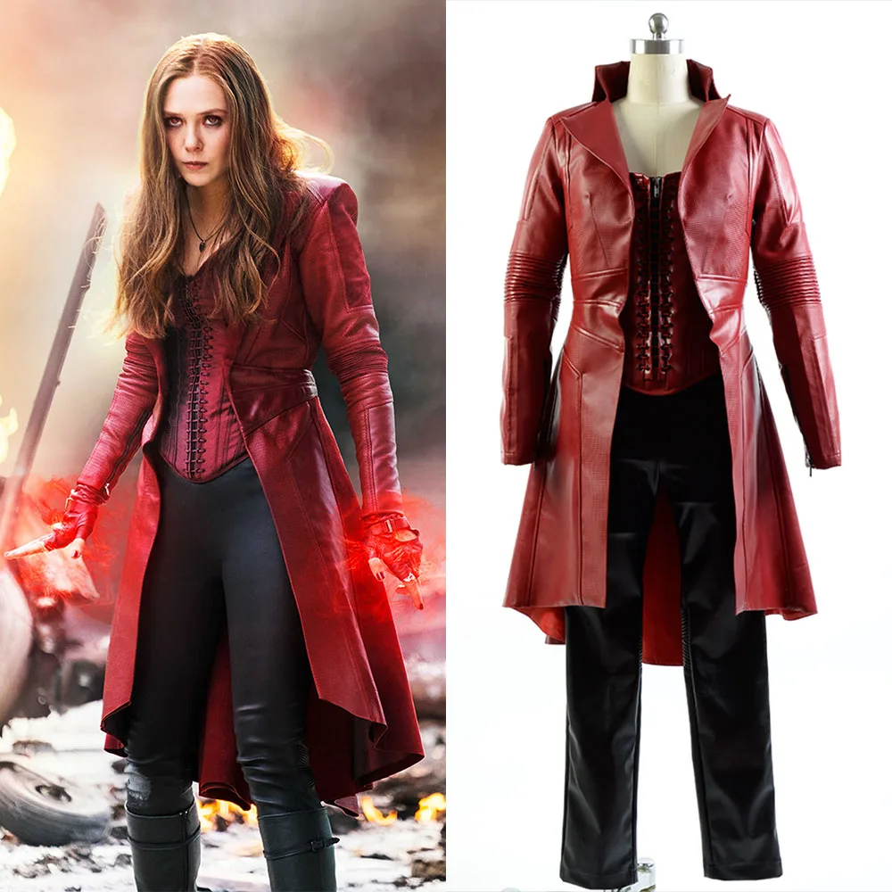 Cosplay Captain America 3 Guerra Civile Scarlet Witch Wanda Full Sets Uniform Costume Halloween Carnival Women Costume
Cosplay Captain America 3 Guerra Civile Scarlet Witch Wanda Full Sets Uniform Costume Halloween Carnival Women Costume