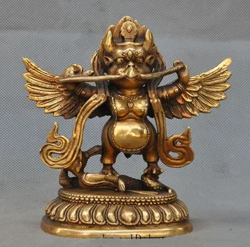 Old Tibet buddhism Fane Joss bronze gilt Redpoll Garuda Bird Eagle Buddha Statue
Old Tibet buddhism Fane Joss bronze gilt Redpoll Garuda Bird Eagle Buddha Statue