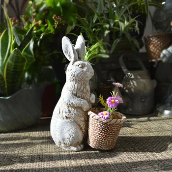 American Country Rabbit Clay Pot Retro Handmade Do Old Garden Balcony Animal Ornaments Decoration Flowerpot Hare Flower Vase
American Country Rabbit Clay Pot Retro Handmade Do Old Garden Balcony Animal Ornaments Decoration Flowerpot Hare Flower Vase