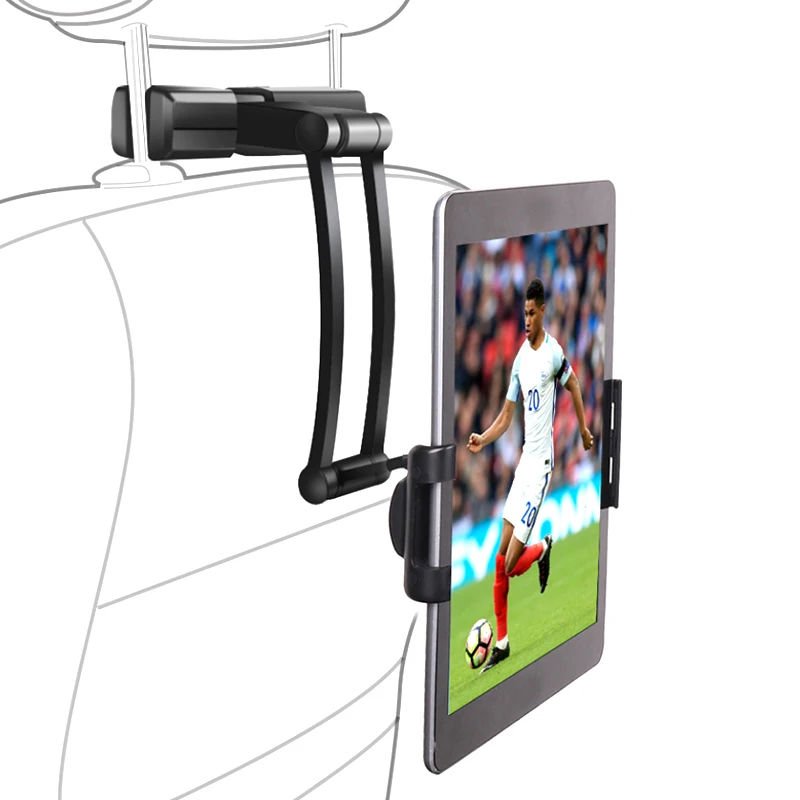 Tablet Holder Car Back Seat Headrest Mount Stand, Aluminum Alloy Long Arm Height/Angle Adjustable Tablet/Mobile Phone Car Holder
Tablet Holder Car Back Seat Headrest Mount Stand, Aluminum Alloy Long Arm Height/Angle Adjustable Tablet/Mobile Phone Car Holder