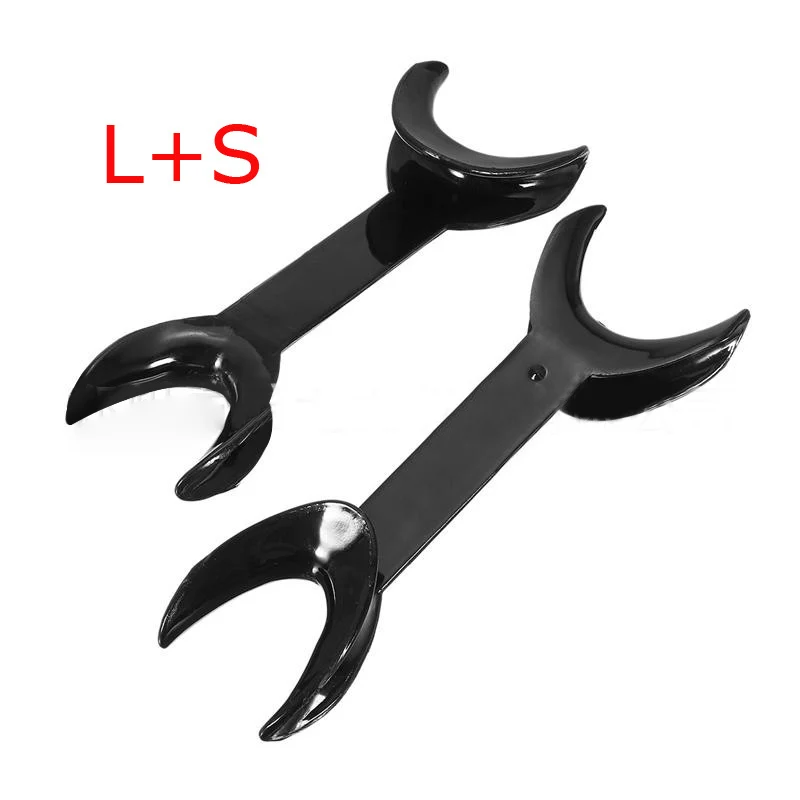 Black Dental Tool T-Shape Intraoral Cheek Lip Retractor Opener Double Head Orthodontic Teeth Mouth Opener Size Small+Large
Black Dental Tool T-Shape Intraoral Cheek Lip Retractor Opener Double Head Orthodontic Teeth Mouth Opener Size Small+Large
