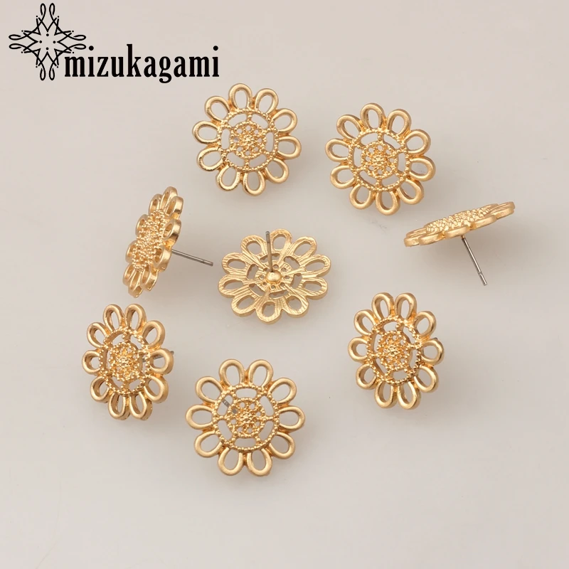 Golden Zinc Alloy Hollow Daisy Flowers Earrings Base Earrings Connector 20mm 6pcs/lot For DIY Earrings Making Accessories
Golden Zinc Alloy Hollow Daisy Flowers Earrings Base Earrings Connector 20mm 6pcs/lot For DIY Earrings Making Accessories