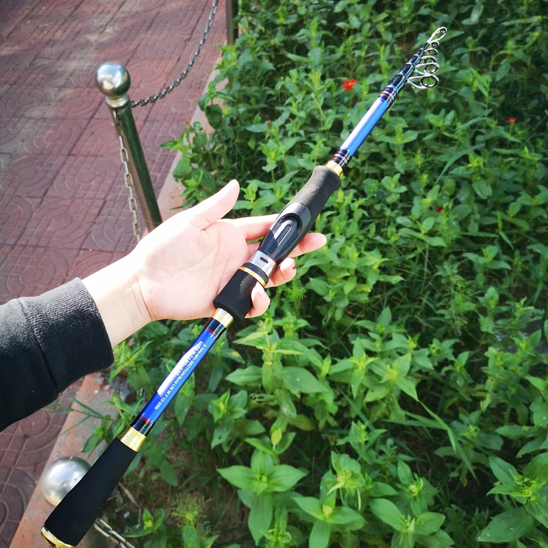 NEW 1.8m-2.7m carbon lure rod Spinning Casting Rod lure fishing M power 7-28g 12-25lb Travel telescopic pole Fishing Tackle
NEW 1.8m-2.7m carbon lure rod Spinning Casting Rod lure fishing M power 7-28g 12-25lb Travel telescopic pole Fishing Tackle