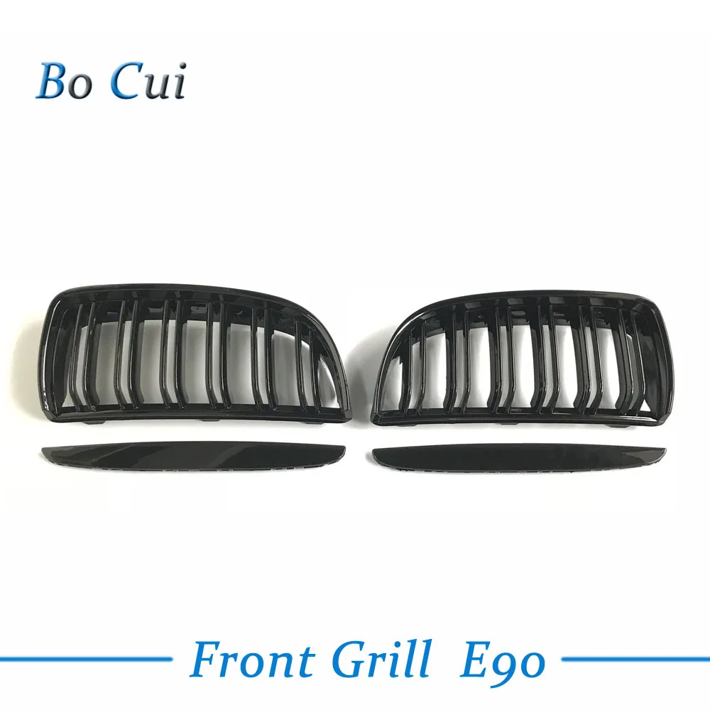 1 Pair Front ABS Glossy Black 2 Line Double Slat Kidney Grille Grill For BMW E90 E91 4 Door 2005-2008
1 Pair Front ABS Glossy Black 2 Line Double Slat Kidney Grille Grill For BMW E90 E91 4 Door 2005-2008