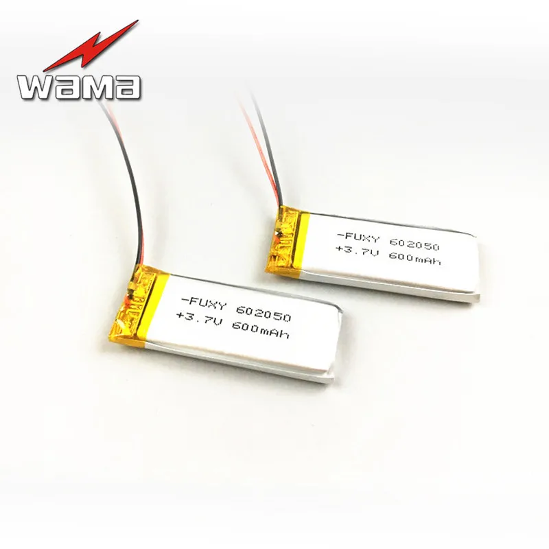 4pcs/lot WAMA 602050 3.7V Li-polymer Rechargeable Battery Over-charge Protected PCB for Lithium Bluetooth Headphones Speakers
4pcs/lot WAMA 602050 3.7V Li-polymer Rechargeable Battery Over-charge Protected PCB for Lithium Bluetooth Headphones Speakers