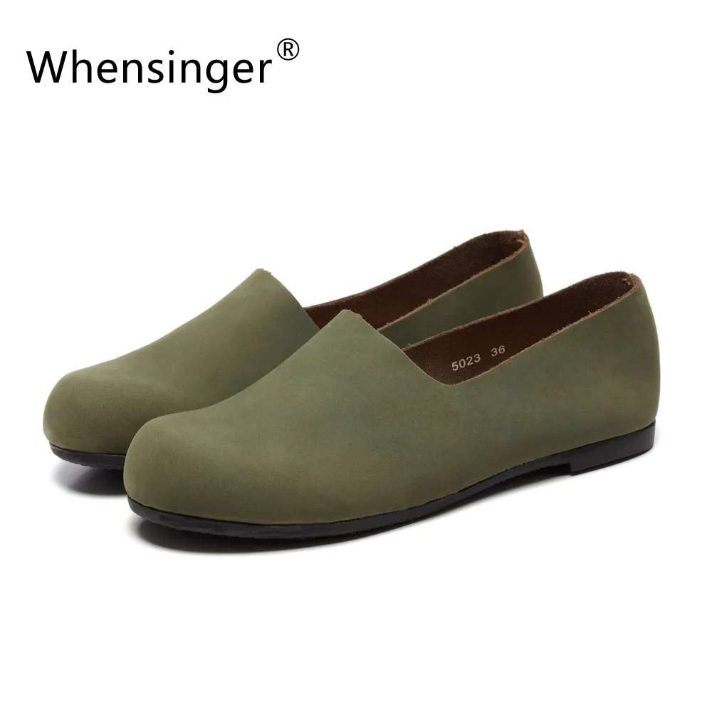 Whensinger - 2018 Woman Leather Shoes Handmade Genuine Retro Lady Shoes women Two Ways To Wear 5023-1
Whensinger - 2018 Woman Leather Shoes Handmade Genuine Retro Lady Shoes women Two Ways To Wear 5023-1