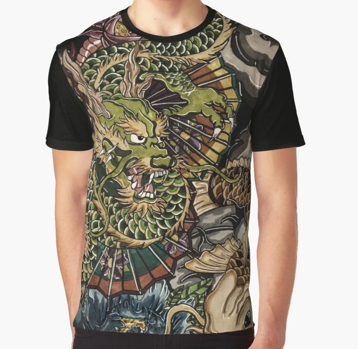 All Over Print 3D Women T Shirt Men Funny tshirt Japanese dragon and koi fish Graphic T-Shirt
All Over Print 3D Women T Shirt Men Funny tshirt Japanese dragon and koi fish Graphic T-Shirt