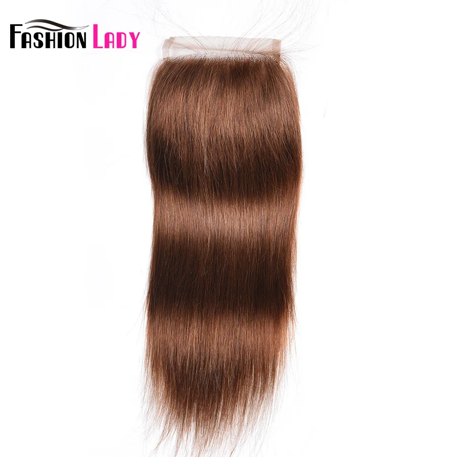 Fashion Lady Pre-Colored Brazilian Hair Lace Closure Size 4*4 inch #4 Straight Human Hair Medium Brown Closure Non-Remy
Fashion Lady Pre-Colored Brazilian Hair Lace Closure Size 4*4 inch #4 Straight Human Hair Medium Brown Closure Non-Remy