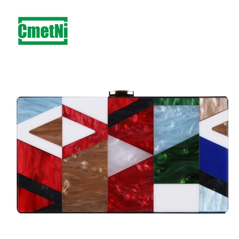 Fashion Acrylic Bag Geometric Patterns Clutch Evening Bags Clutches Women Chain Shoulder Bag Party Handbags Purses
Fashion Acrylic Bag Geometric Patterns Clutch Evening Bags Clutches Women Chain Shoulder Bag Party Handbags Purses