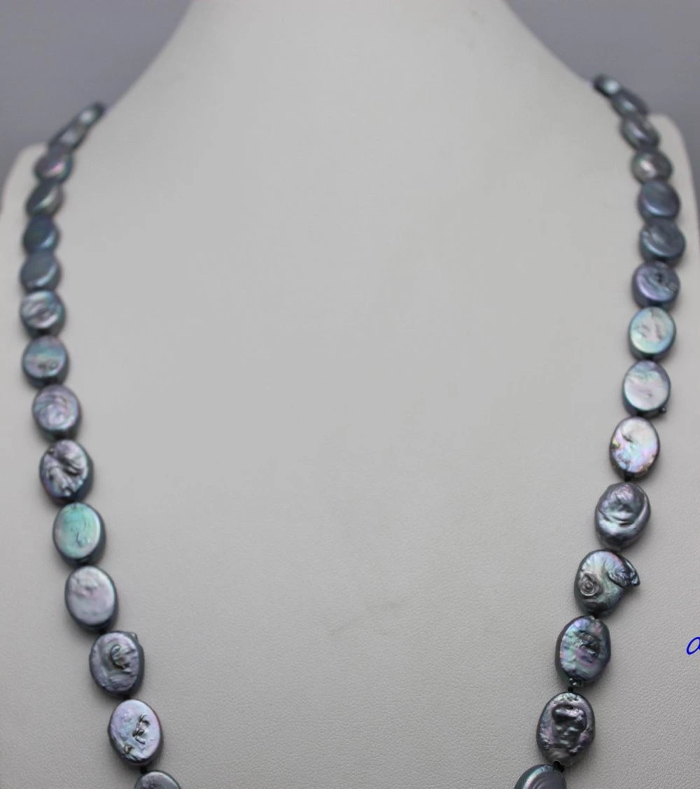 Black Freshwater pearl long necklace 31"No Metal Strand/String"Handmade"Beauty a(5.18)
Black Freshwater pearl long necklace 31"No Metal Strand/String"Handmade"Beauty a(5.18)