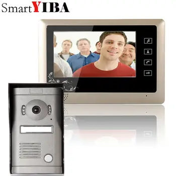 SmartYIBA 7" Audio Intercom TFT LCD Wired Video Door Phone Visual Home Video Intercom Outdoor Door bell doorbell with Camera
SmartYIBA 7" Audio Intercom TFT LCD Wired Video Door Phone Visual Home Video Intercom Outdoor Door bell doorbell with Camera