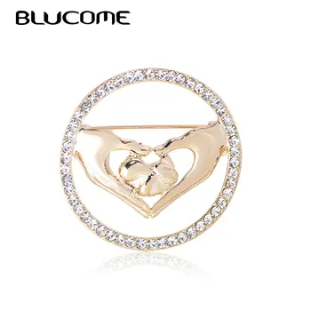 Blucome Crystal Love Hands With Newborn Baby Brooches Badge Gold Color Doctor Jewelry Brooch Pins Gifts for Women Accessories
Blucome Crystal Love Hands With Newborn Baby Brooches Badge Gold Color Doctor Jewelry Brooch Pins Gifts for Women Accessories