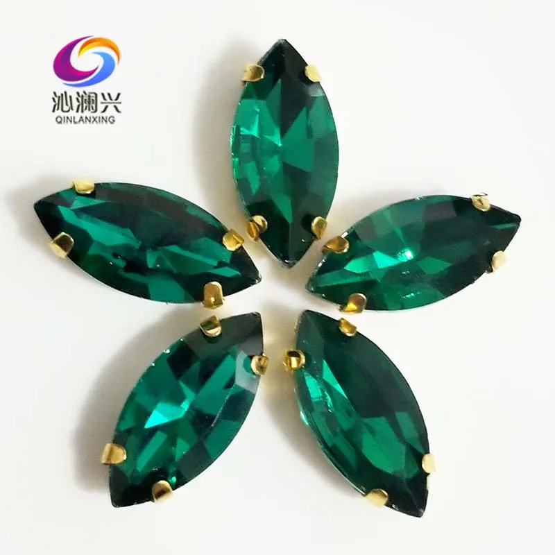 Malachite green eye shape Glass Crystal sew on stones with holes,Golden bottom loose rhinestones Diy/Clothing accessories SWMG15
Malachite green eye shape Glass Crystal sew on stones with holes,Golden bottom loose rhinestones Diy/Clothing accessories SWMG15