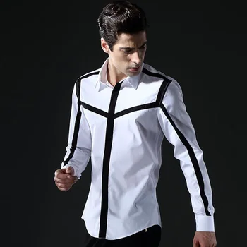 Color Block Non Ironing Cotton Shirts Men Slim Body White Shirt Personality Stripe Basic Shirts Casual Breathable Clothing M-4XL
Color Block Non Ironing Cotton Shirts Men Slim Body White Shirt Personality Stripe Basic Shirts Casual Breathable Clothing M-4XL
