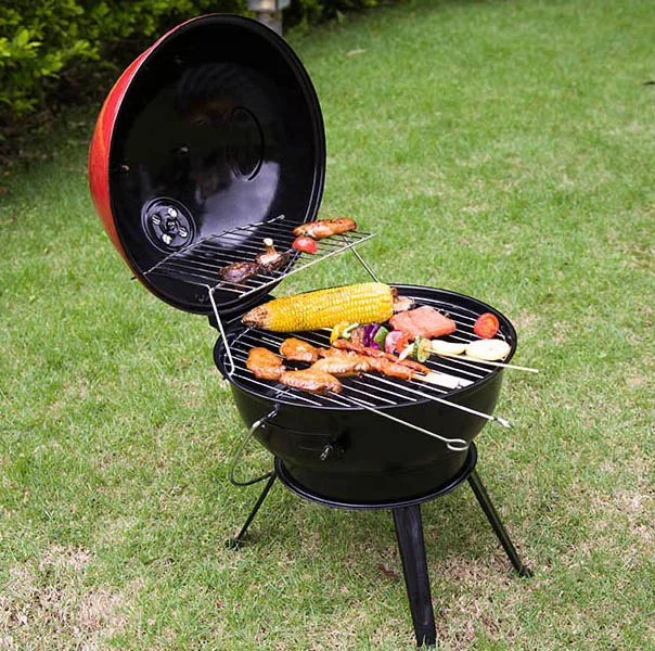14.5" BBQ Grill Outdoor Camping Barbecue Enamel Household Charcoal grill with Cover bakelite handle 4 Flodable Leg Portable
14.5" BBQ Grill Outdoor Camping Barbecue Enamel Household Charcoal grill with Cover bakelite handle 4 Flodable Leg Portable