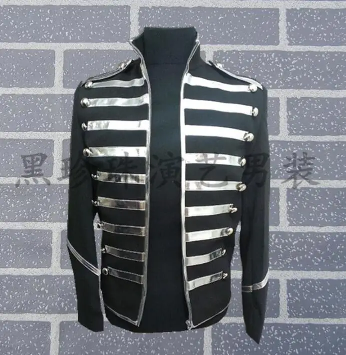 Men Suits Designs Masculino Homme Terno Stage Costumes For Singers Men Blazer Dance Jacket Star Style Stand Collar Black Fashion
Men Suits Designs Masculino Homme Terno Stage Costumes For Singers Men Blazer Dance Jacket Star Style Stand Collar Black Fashion