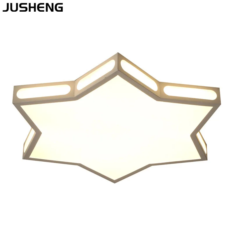 Фото JUSHENG Ceiling light LED 32W 48W living room dining bedroom kitchen five-star shade acrylic lamps | Освещение