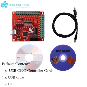 

CNC USB MACH3 Breakout Board 4 Axis 100Khz Circuit board interface driver motion controller