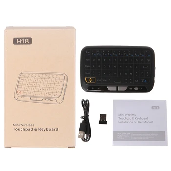 New H18 Wireless Air Mouse Full Touchpad mini keyboard 2.4GHz Gaming Touch pad For Smart TV PS3 TV Box PC Android Windows
New H18 Wireless Air Mouse Full Touchpad mini keyboard 2.4GHz Gaming Touch pad For Smart TV PS3 TV Box PC Android Windows