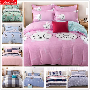 Cute Animal Rabbit Pattern Pink Duvet Cover 3/4pcs Bedding Set Kid Child Soft Cotton Bed Linen Single Full Queen Super King Size
Cute Animal Rabbit Pattern Pink Duvet Cover 3/4pcs Bedding Set Kid Child Soft Cotton Bed Linen Single Full Queen Super King Size