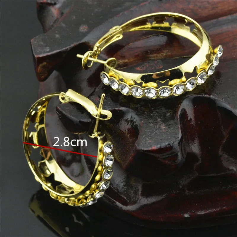 Hoop Earrings for women female Fashion jewelry gold ring ear alloy Rhinestone Multiple thread 2.8cm Youth student girl Wholesale
Hoop Earrings for women female Fashion jewelry gold ring ear alloy Rhinestone Multiple thread 2.8cm Youth student girl Wholesale