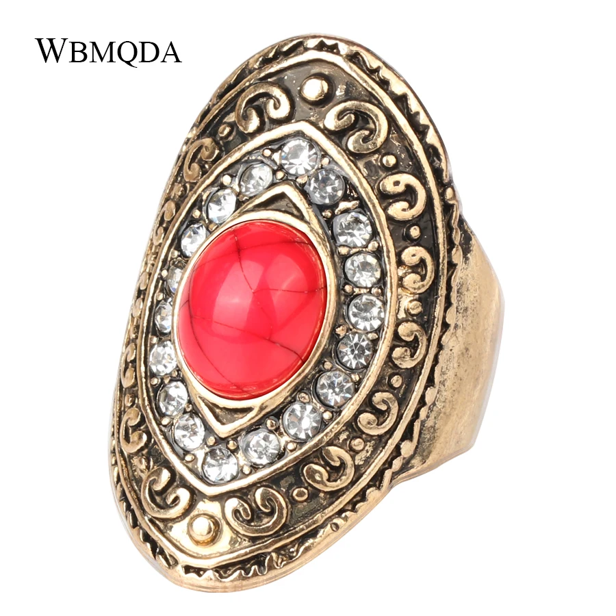 Vintage Big Antique Gold Ring 9 C Stone Wedding Rings For Women Indian Jewelry Ethnic Boho Accessories Best Friend Gift
Vintage Big Antique Gold Ring 9 C Stone Wedding Rings For Women Indian Jewelry Ethnic Boho Accessories Best Friend Gift