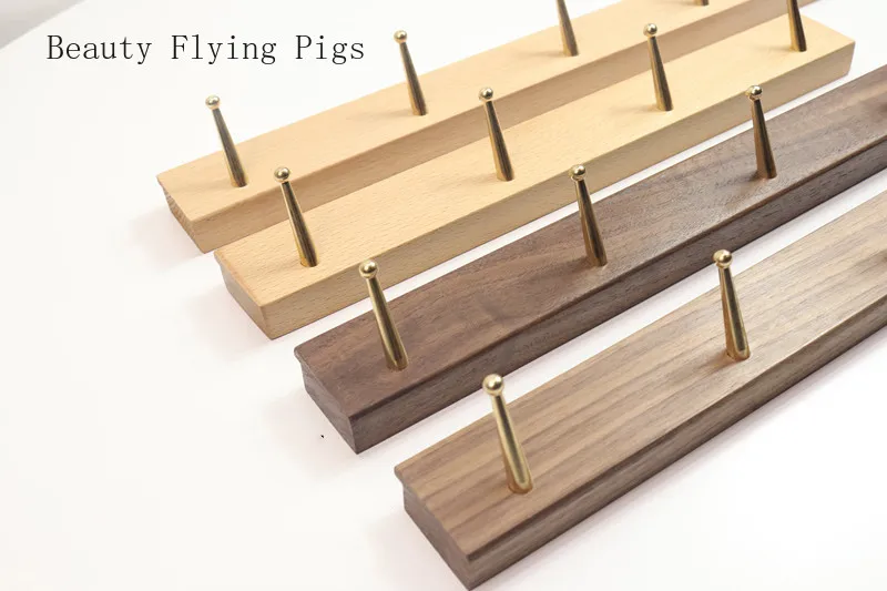Direct selling solid wood wall hanging coat rack brass coat hook Nordic wood hanger door rear storage rack coat hook free mail
Direct selling solid wood wall hanging coat rack brass coat hook Nordic wood hanger door rear storage rack coat hook free mail