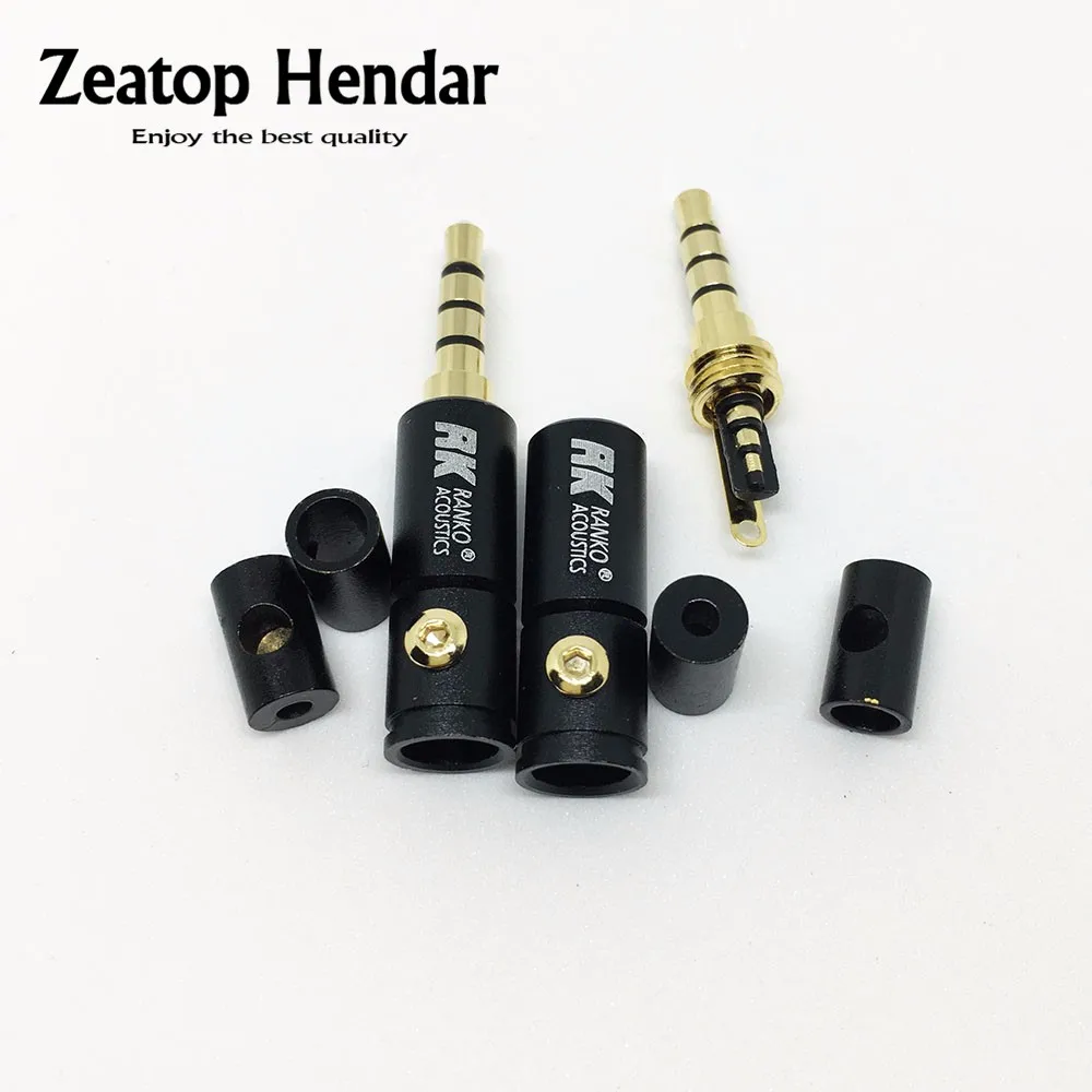 10PCS High Quality 3.5 mm Male 4 Pole Headphone Plug Stereo Audio Jack Connector for 4mm Cable Adapter
10PCS High Quality 3.5 mm Male 4 Pole Headphone Plug Stereo Audio Jack Connector for 4mm Cable Adapter
