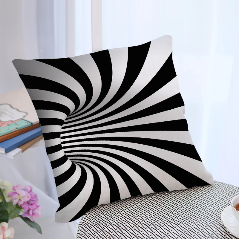 EHOMEBUY 2018 Cushion Cover 3D Double Sided Printing Black White Striped Hole Cushion Cover For Sofa Design Pillows Decoration
EHOMEBUY 2018 Cushion Cover 3D Double Sided Printing Black White Striped Hole Cushion Cover For Sofa Design Pillows Decoration